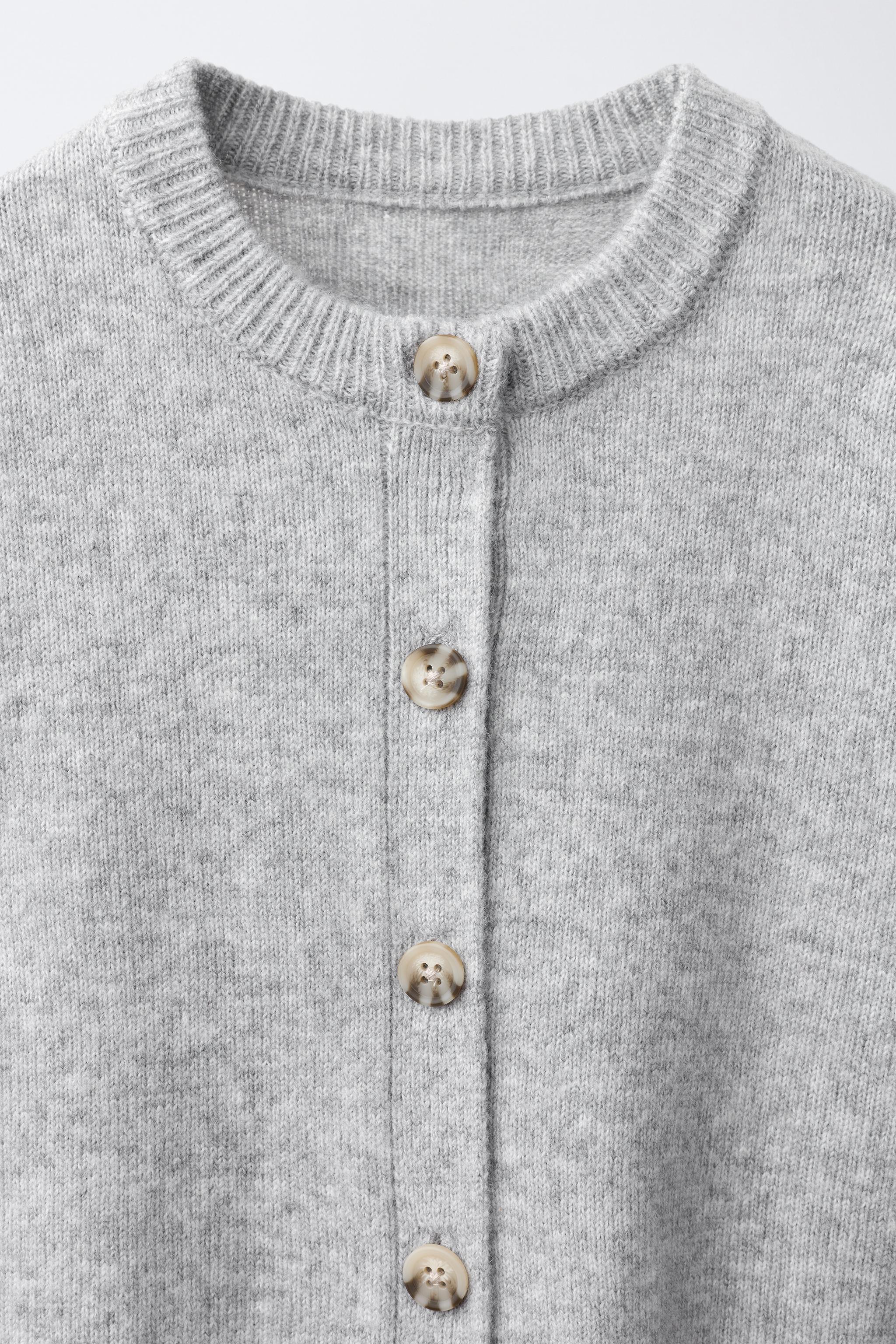 GILET EN MAILLE UNIE